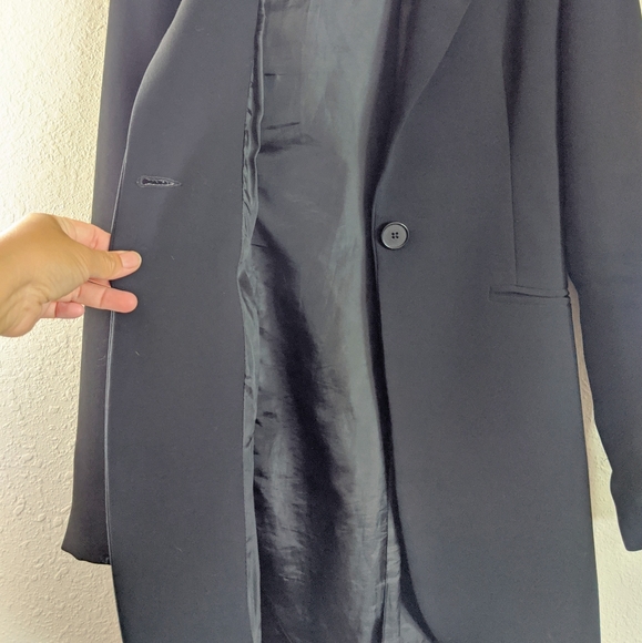 Rinascimento Italy Long Black Blazer - Picture 4 of 9
